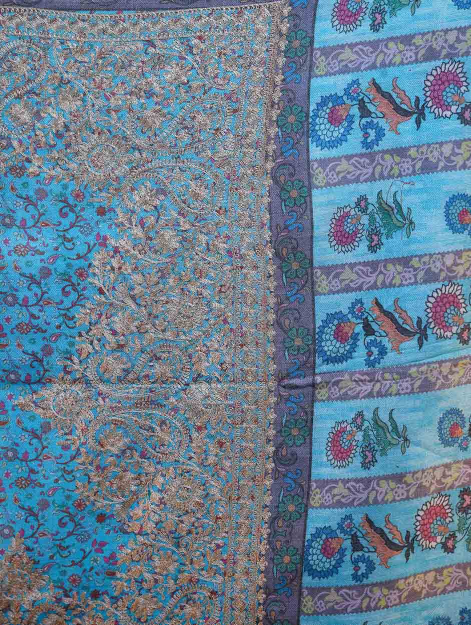 Women's Printed Aari Embroidered Stole