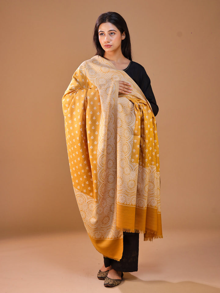 Women's Jamawar Wool Shawl