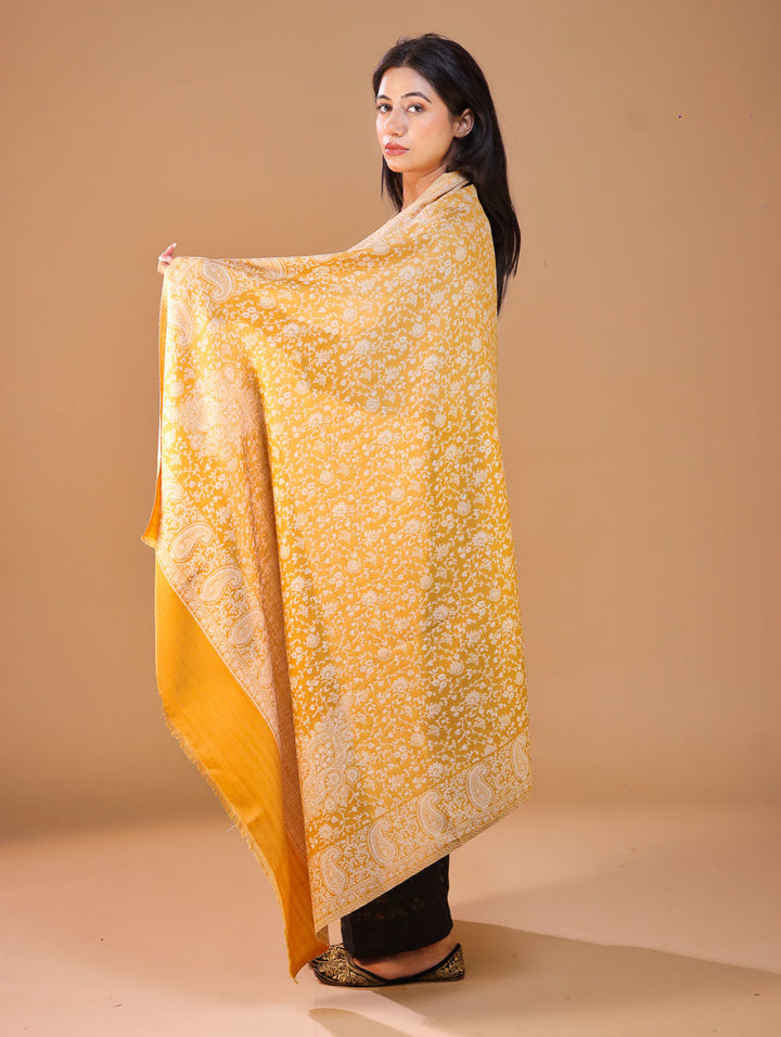 Women's Jamawar Wool Shawl