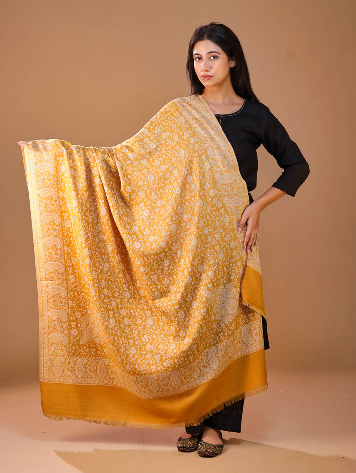 Women's Jamawar Wool Shawl