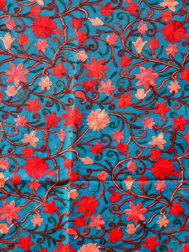 Women's Embroidered Wool Stole