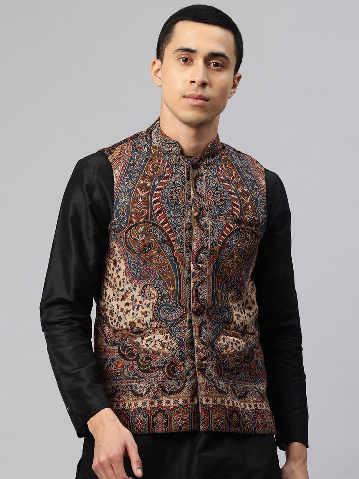 Men's Woven Nehru Jacket