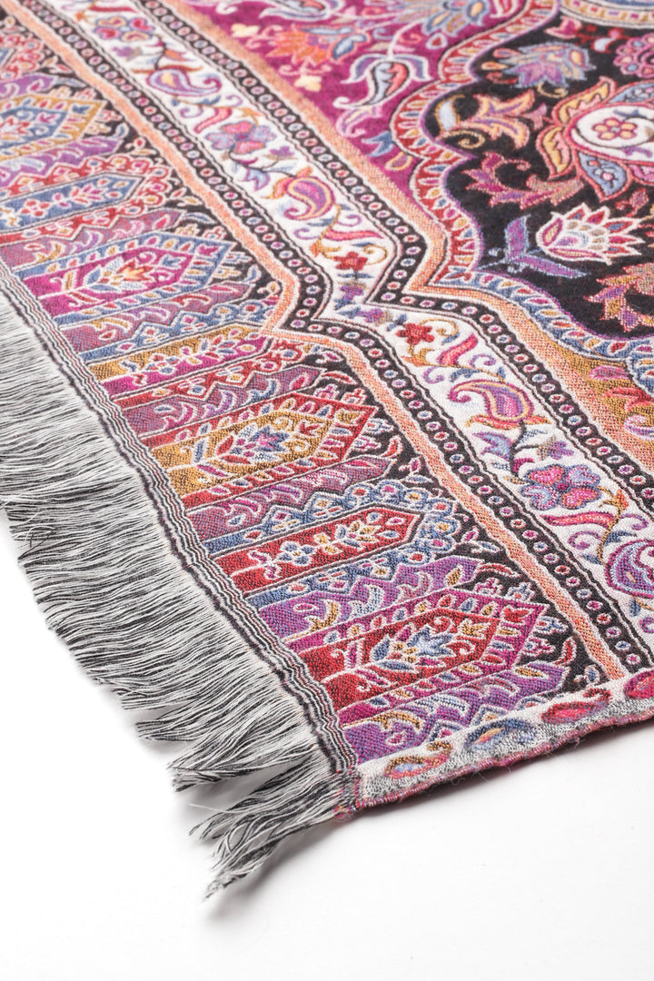 Women's Pure Wool Jamawar Embroidery Stole