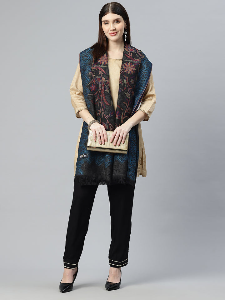 Women's Kani Jamawar Pure Wool Shawl