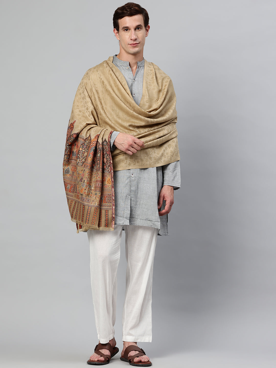 Men's Kani Wool Shawl