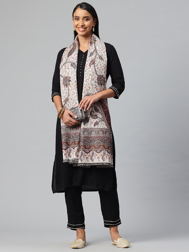 Women's Kani Woven Wool Shawl