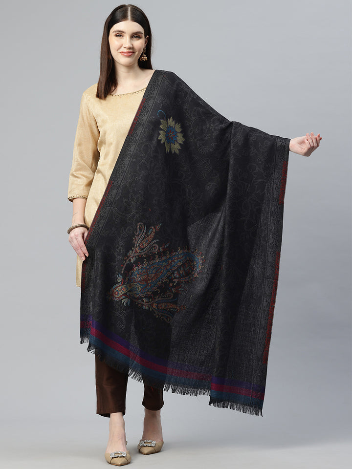 Women's Kani Jamawar Pure Wool Shawl