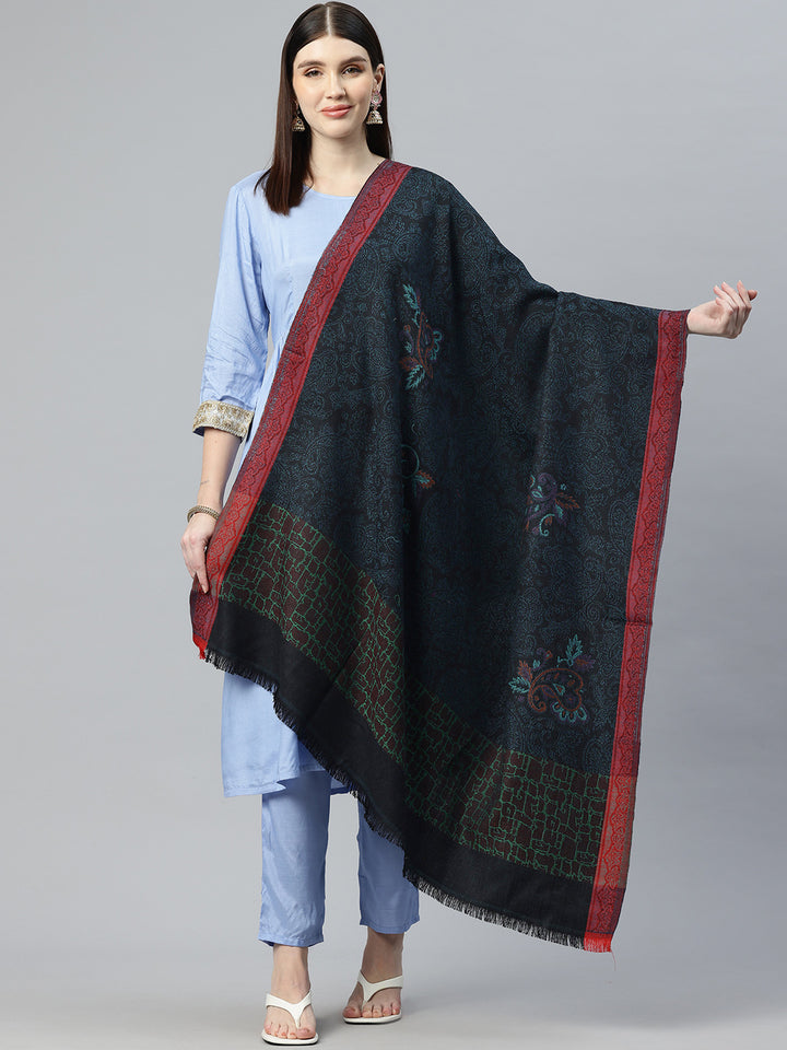 Women's Kani Jamawar Pure Wool Shawl