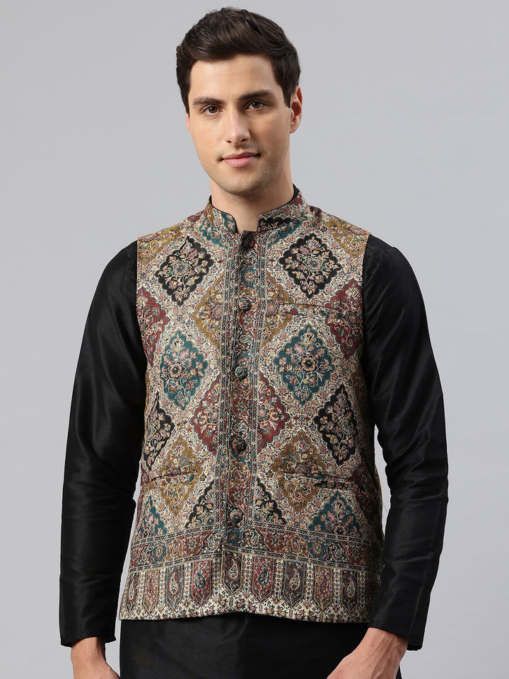 Men's Woven Nehru Jacket