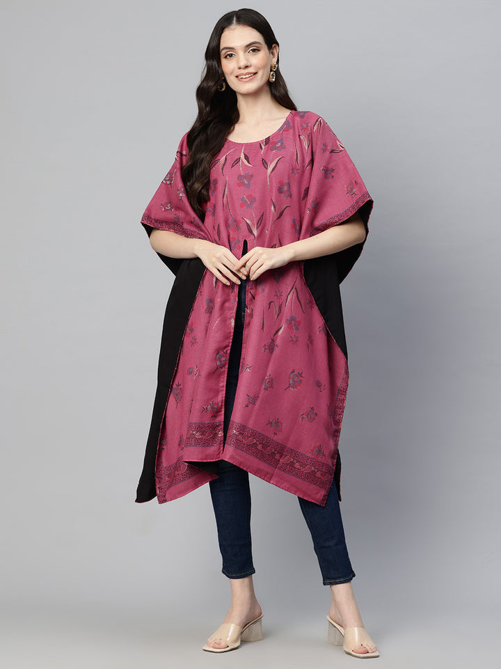 Women's Floral Woven Kaftan (Pheran)
