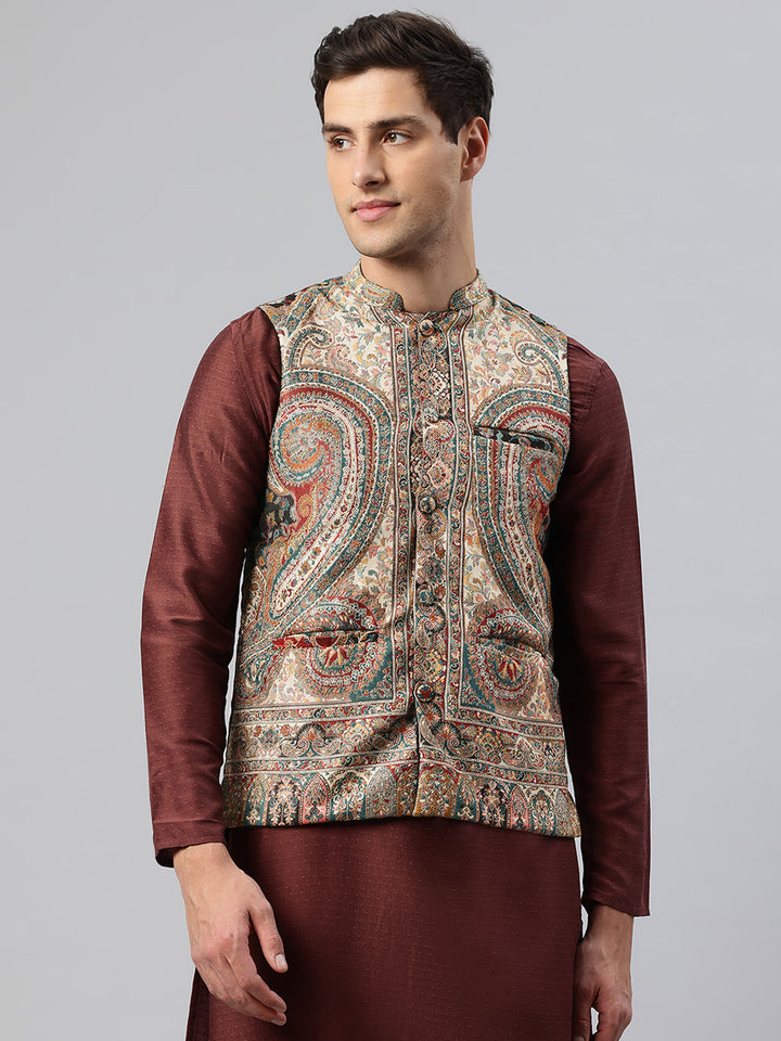 Men's Woven Nehru Jacket