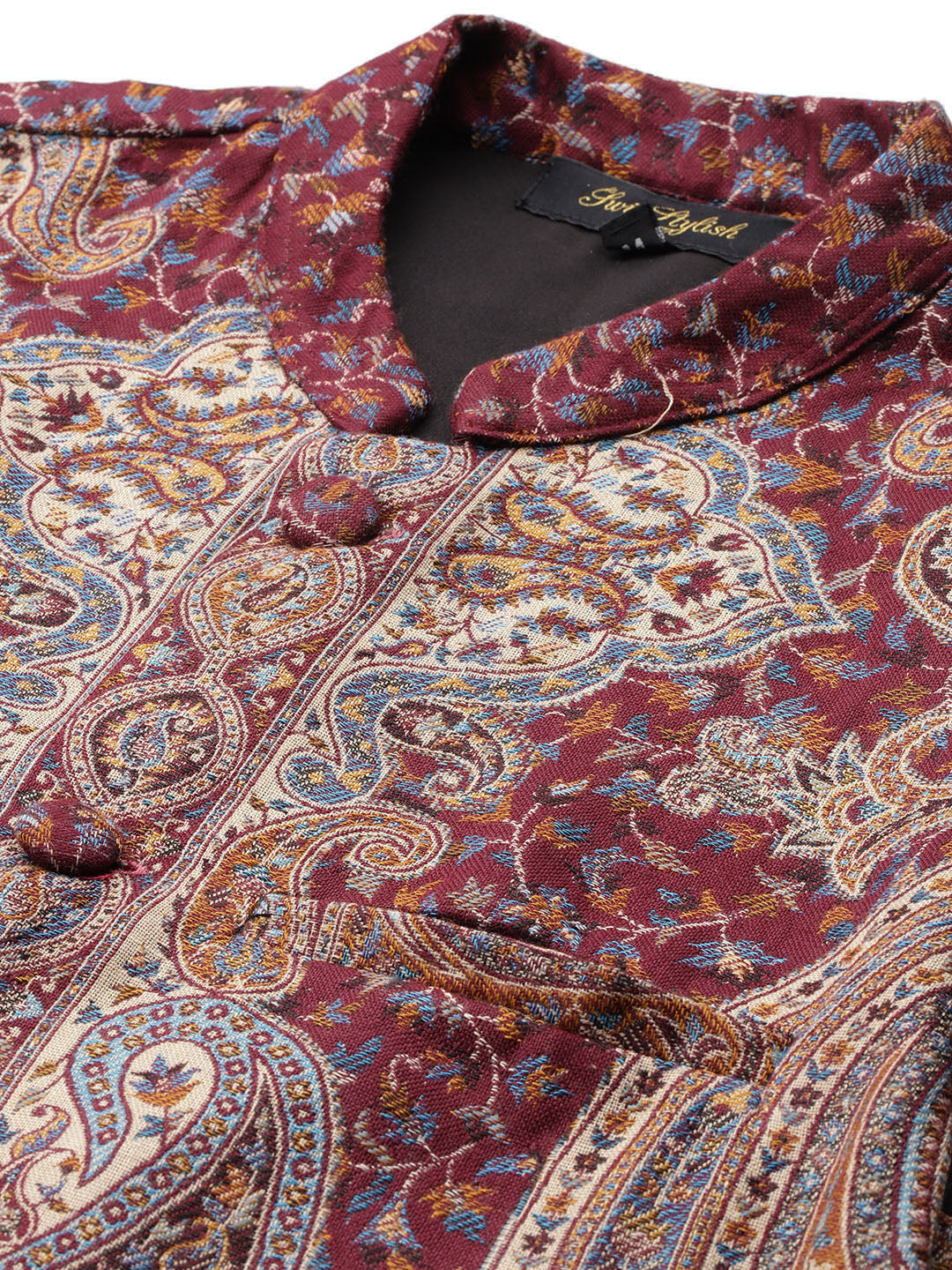 Men's Woven Nehru Jacket