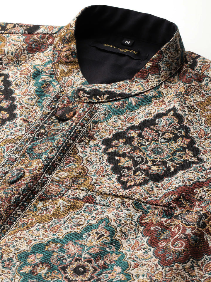 Men's Woven Nehru Jacket