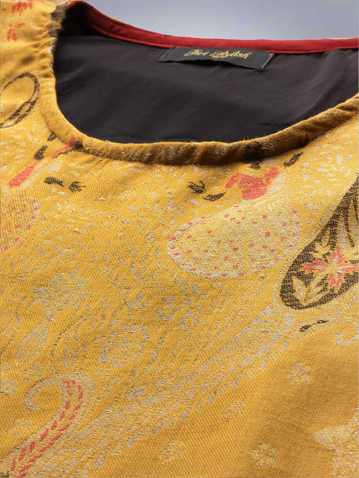 Women's Floral Woven Kaftan (Pheran)