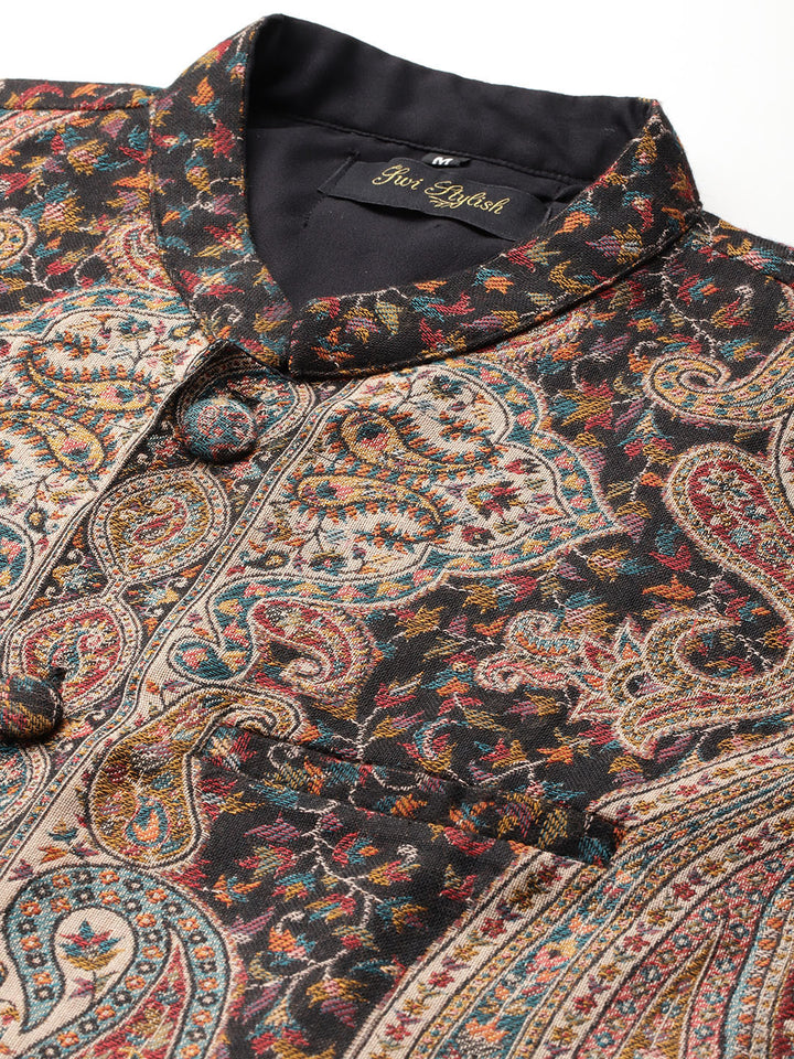 Men's Woven Nehru Jacket