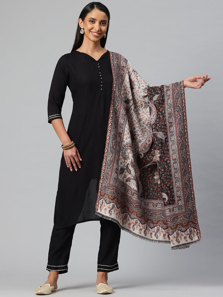 Women's Kani Woven Wool Shawl