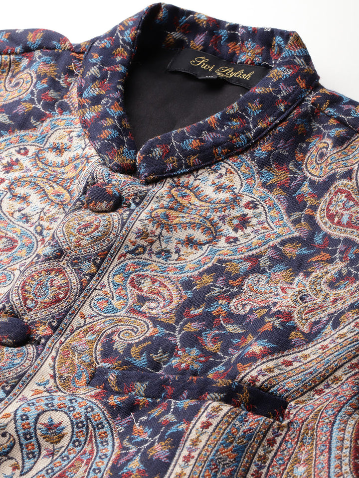 Men's Woven Nehru Jacket