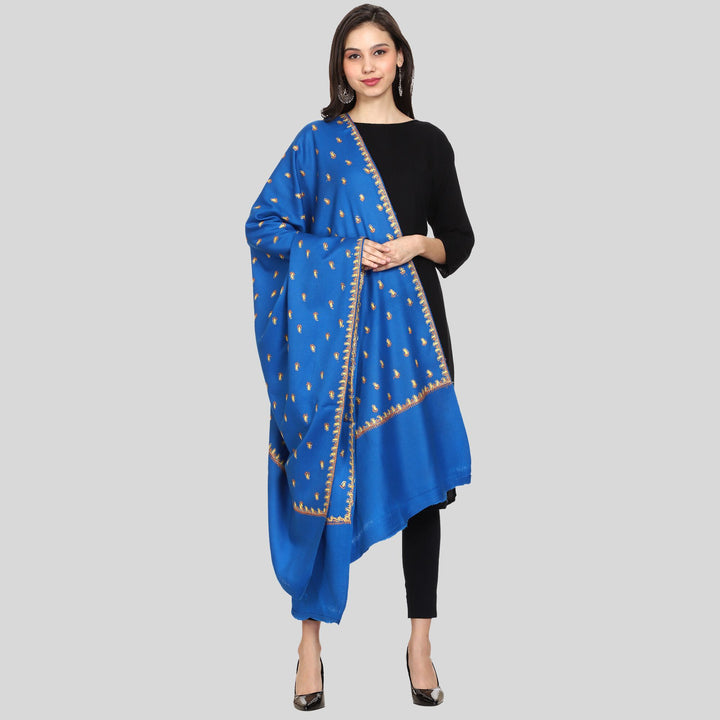 Women's Hand Embroidered Wool Shawl