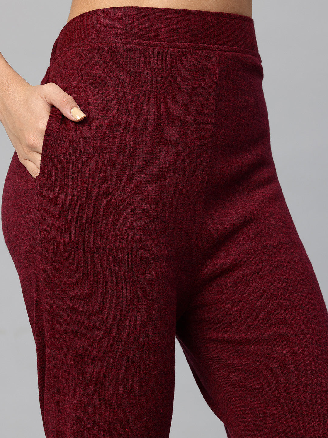 Women's Kashmiri Embroidered Woollen Co-ords – Kurta and Trousers