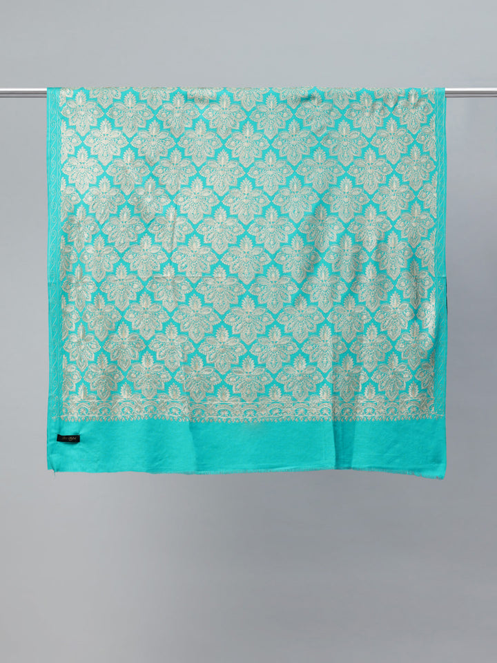 Women's Aari Embroidered Wool Shawl