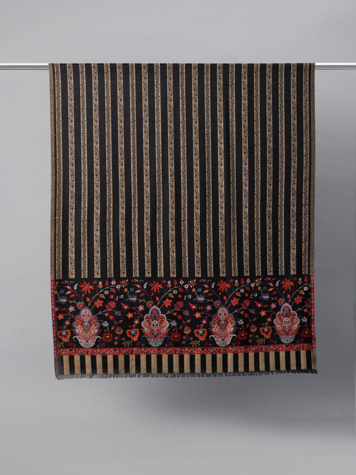 Men's Kani Wool Shawl with Zari Border