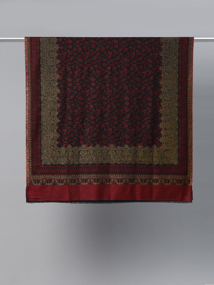 Women's Zari Kani Wool Shawl