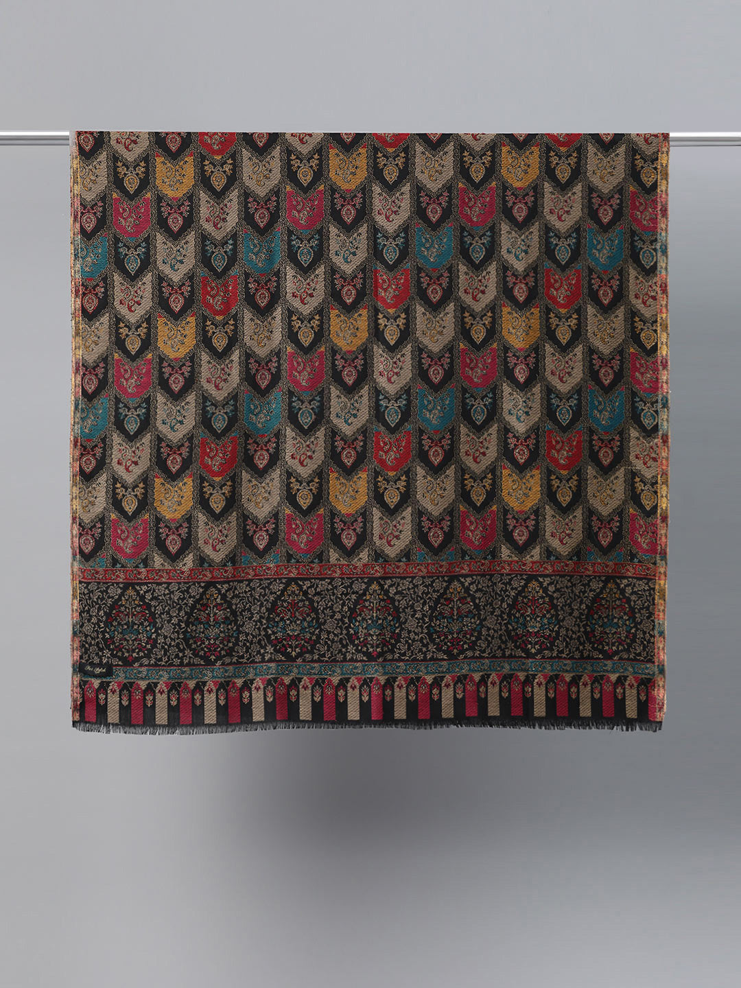 Women's Zari Kani Wool Shawl