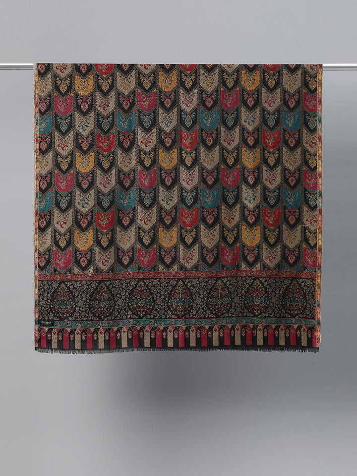 Women's Zari Kani Wool Shawl