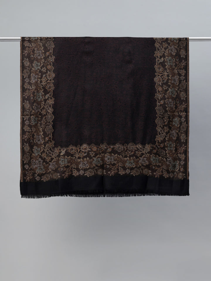 Women's Pure Wool Jamawar Embroidery Shawl