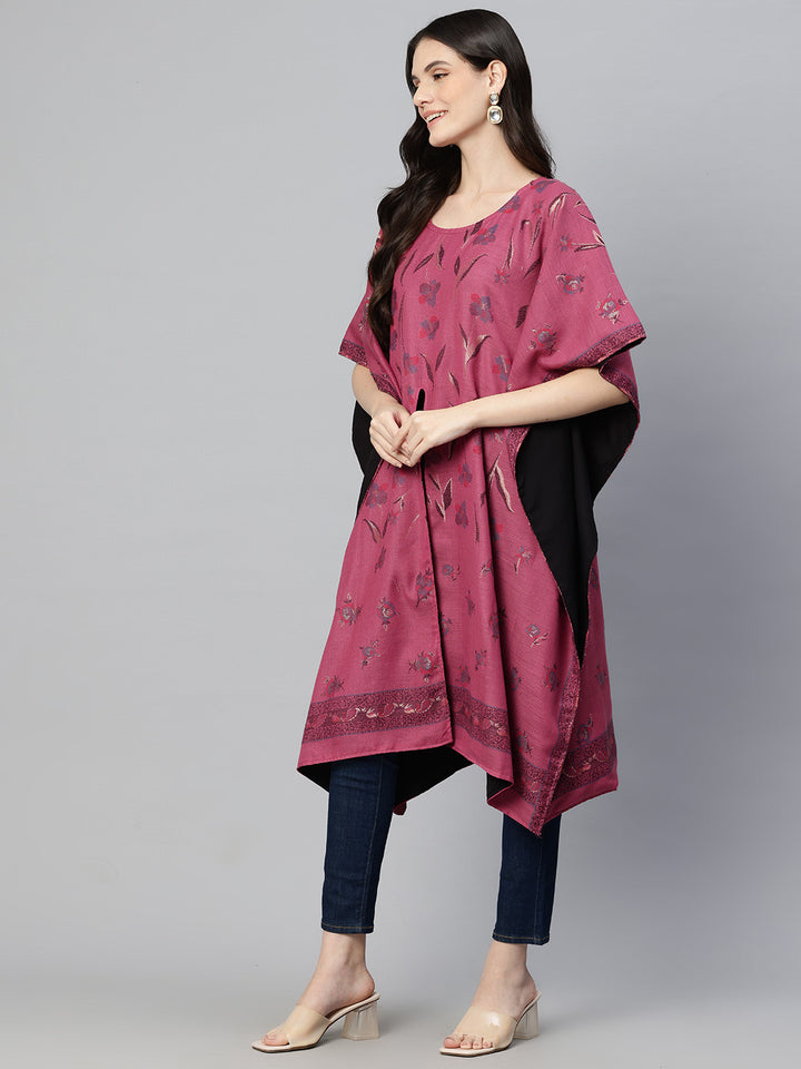 Women's Floral Woven Kaftan (Pheran)