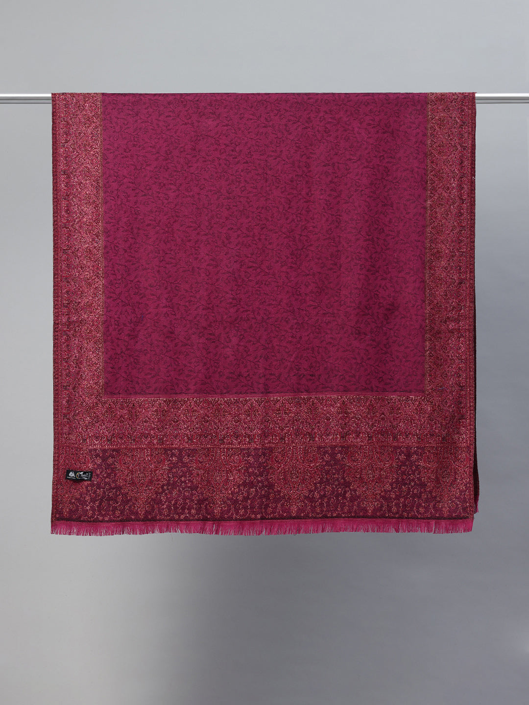 Women's Pure Wool Jamawar Embroidery Shawl