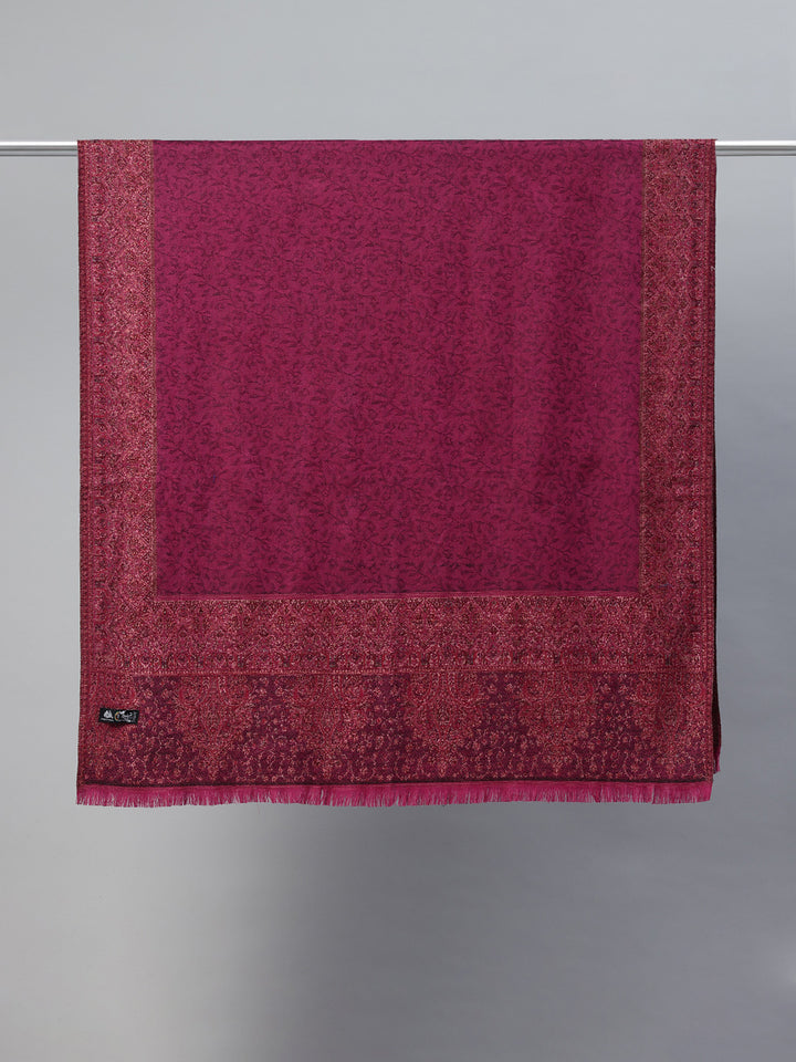 Women's Pure Wool Jamawar Embroidery Shawl