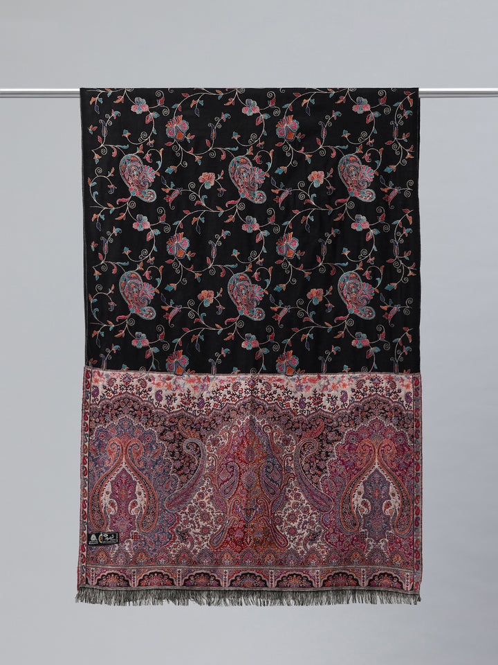 Women's Pure Wool Jamawar Embroidery Stole