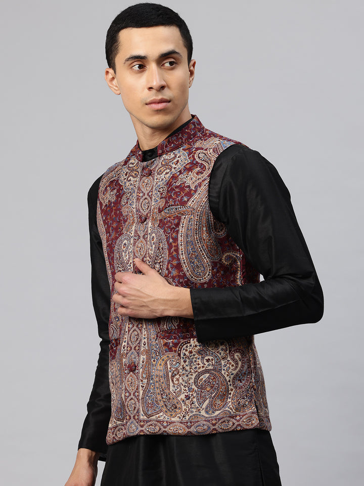 Men's Woven Nehru Jacket