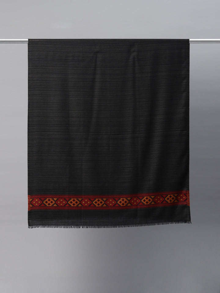 Men's Kullu Striped Woven Wool Shawl