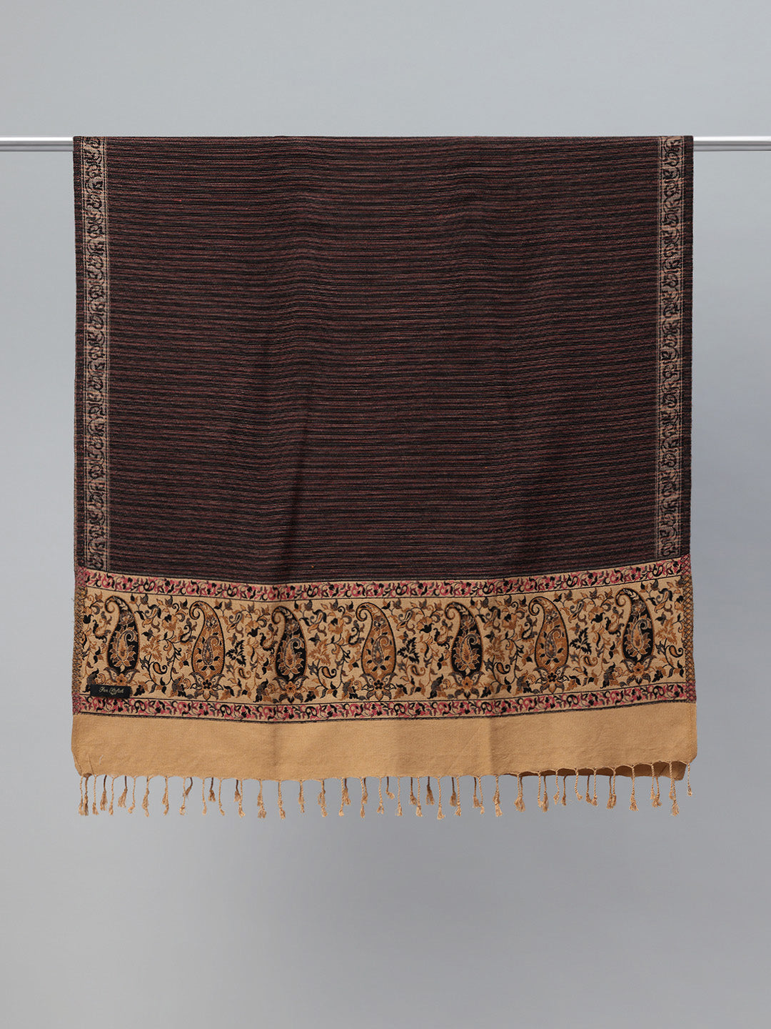 Women's Acrylic Jamawar Wool Shawl