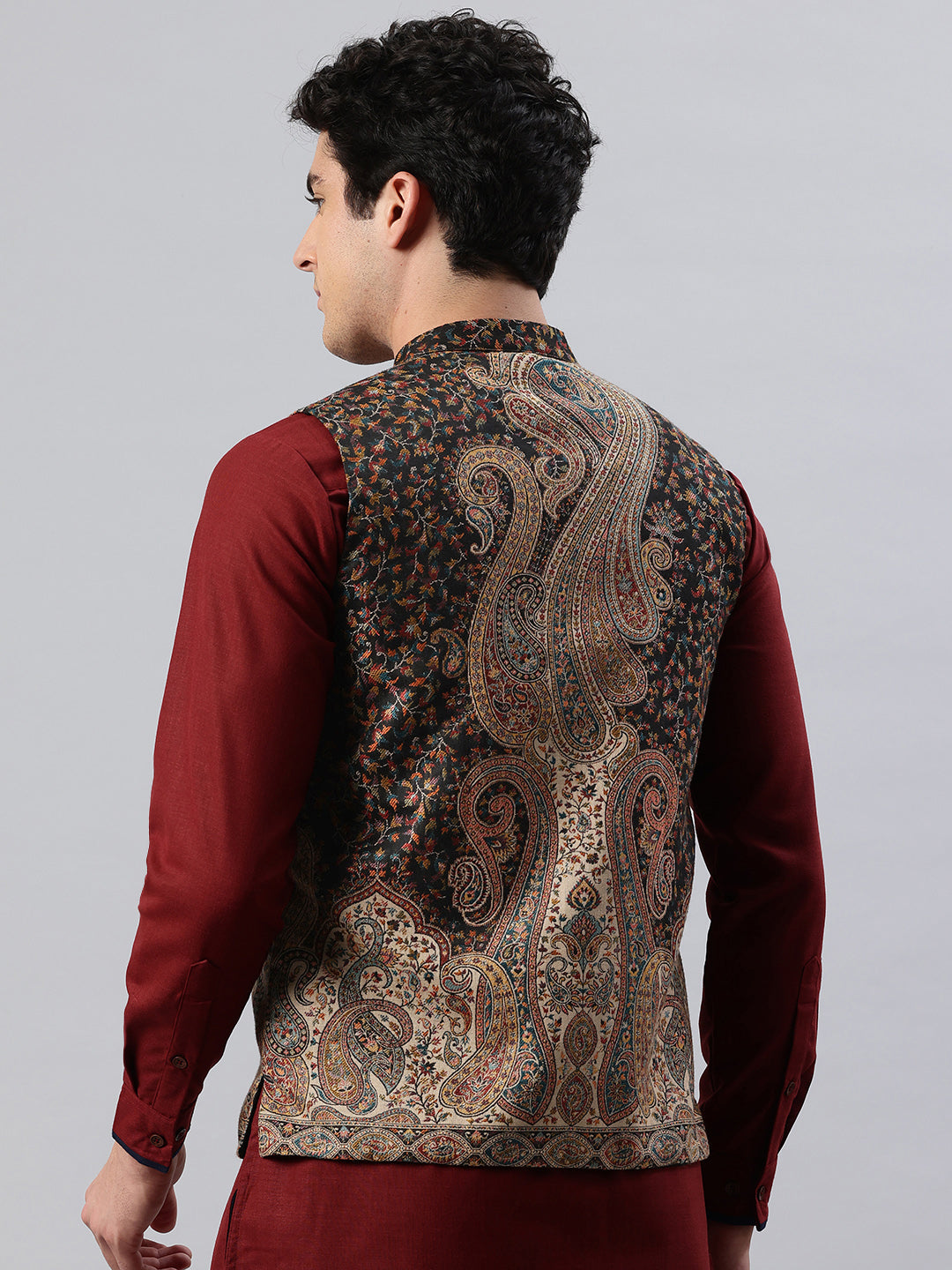 Men's Woven Nehru Jacket