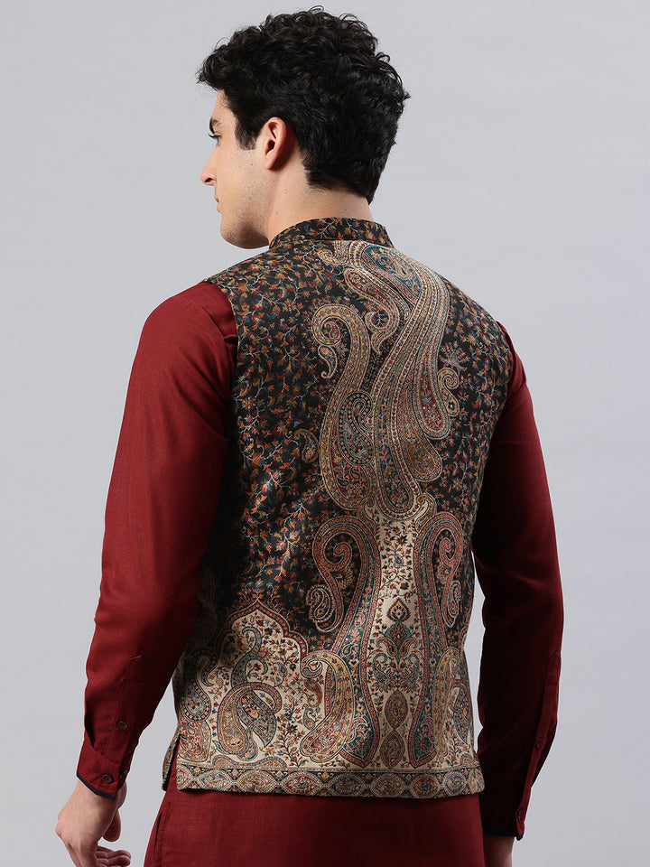 Men's Woven Nehru Jacket