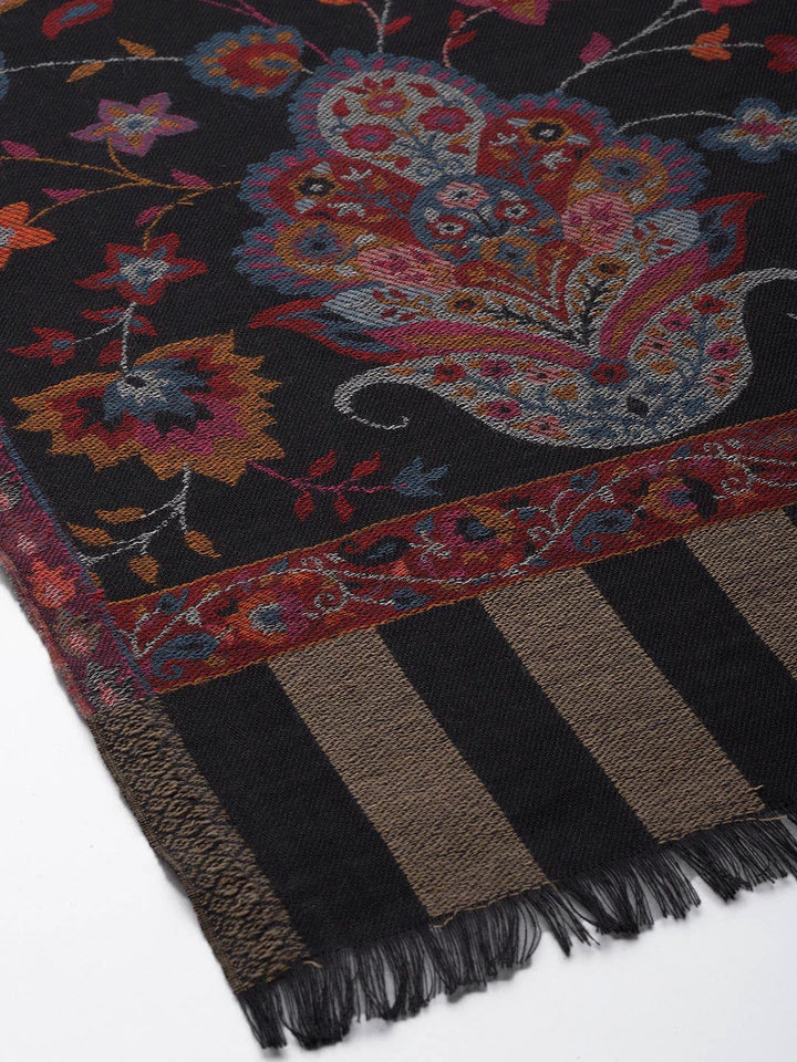 Men's Kani Wool Shawl with Zari Border