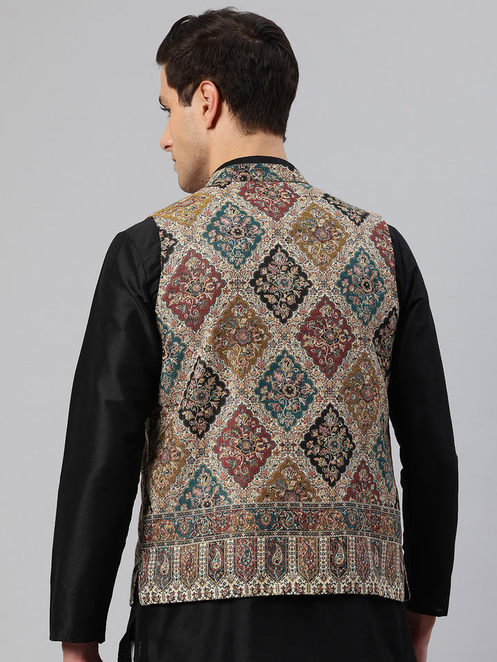 Men's Woven Nehru Jacket