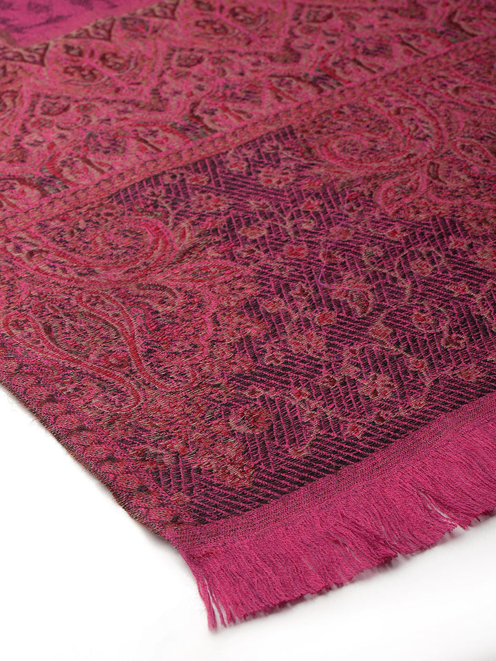 Women's Pure Wool Jamawar Embroidery Shawl