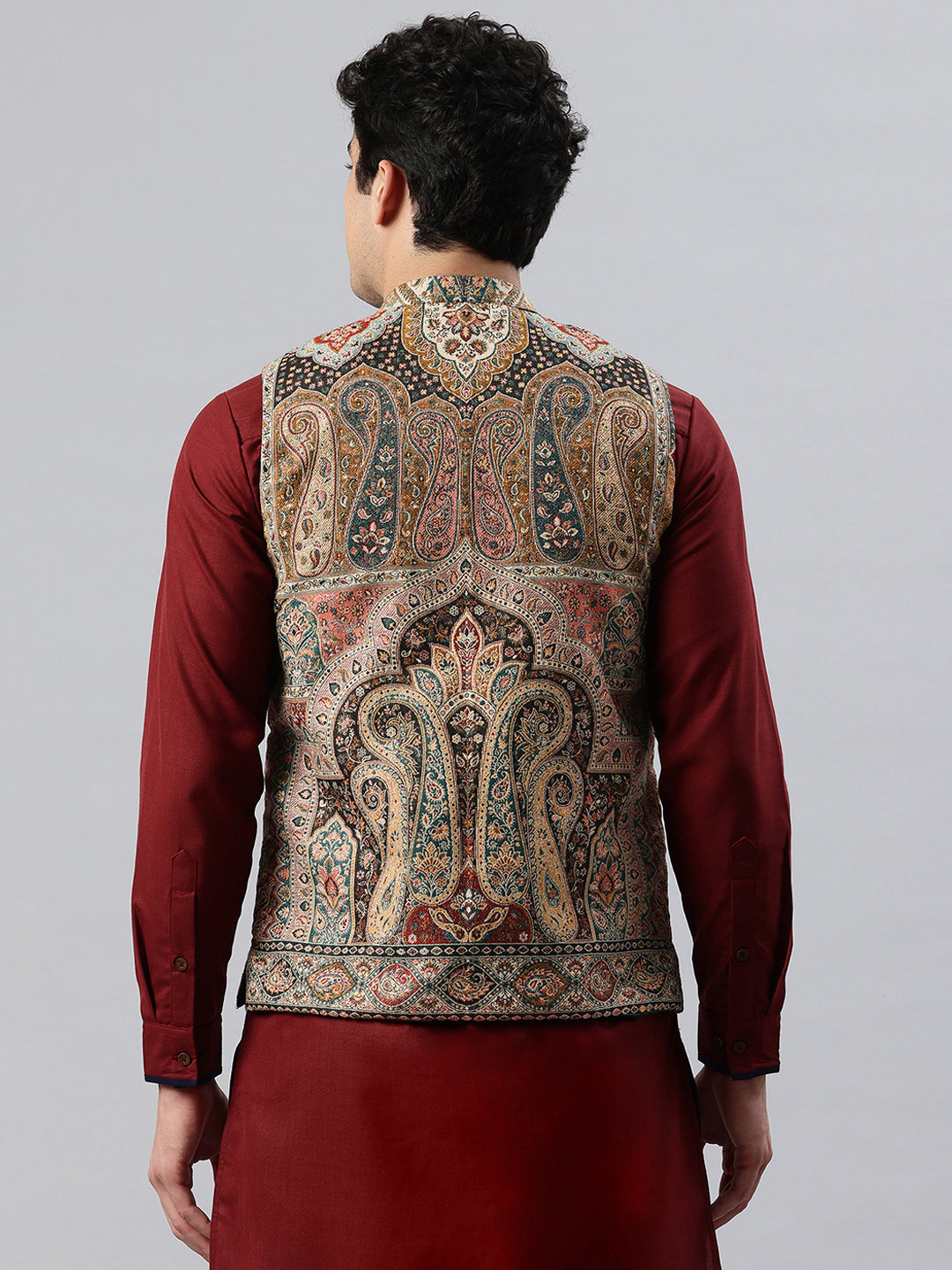 Men's Woven Nehru Jacket