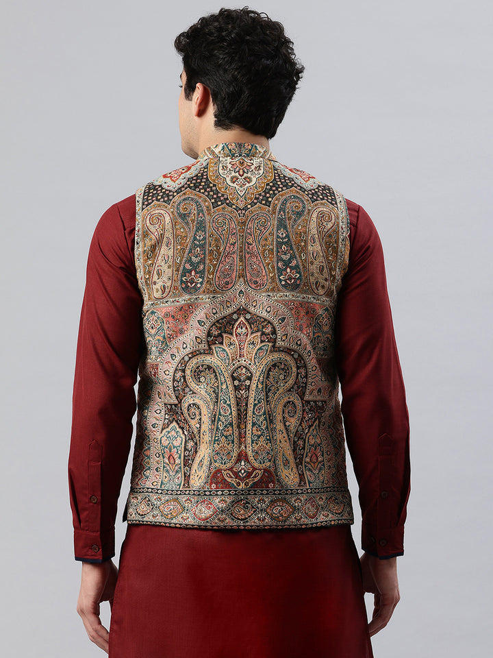 Men's Woven Nehru Jacket