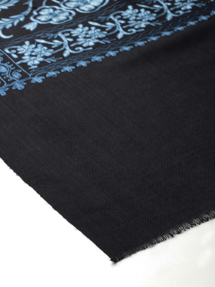 Women's Aari Embroidered Wool Shawl