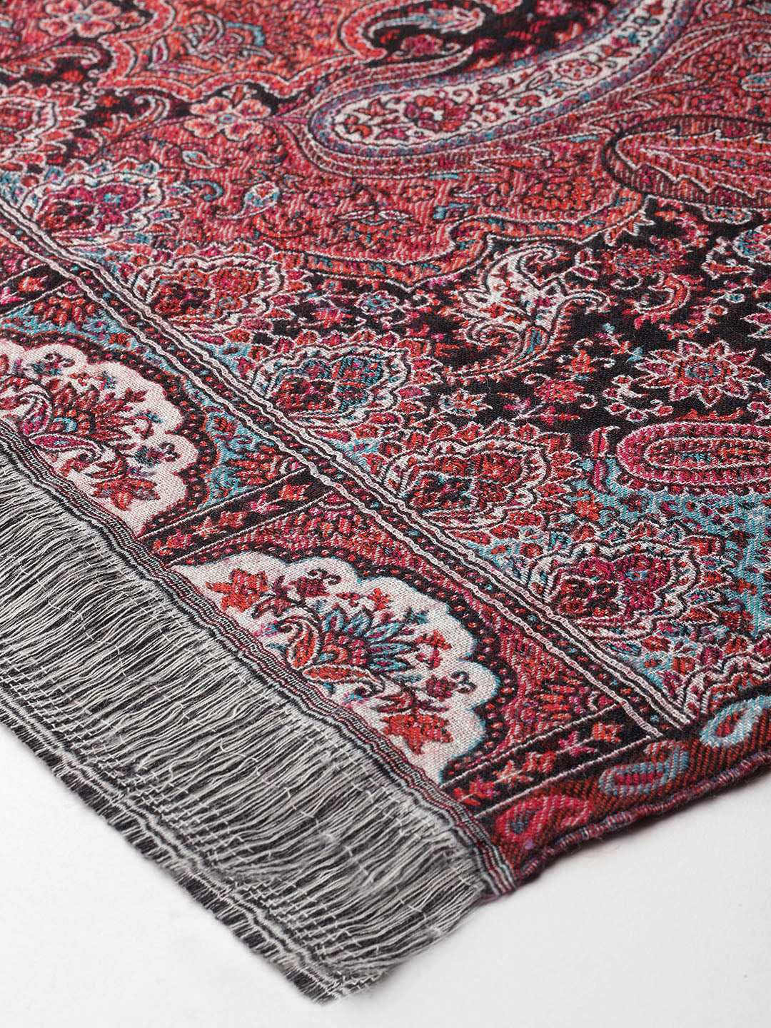 Women's Aari Embroidery Pure Wool Shawl