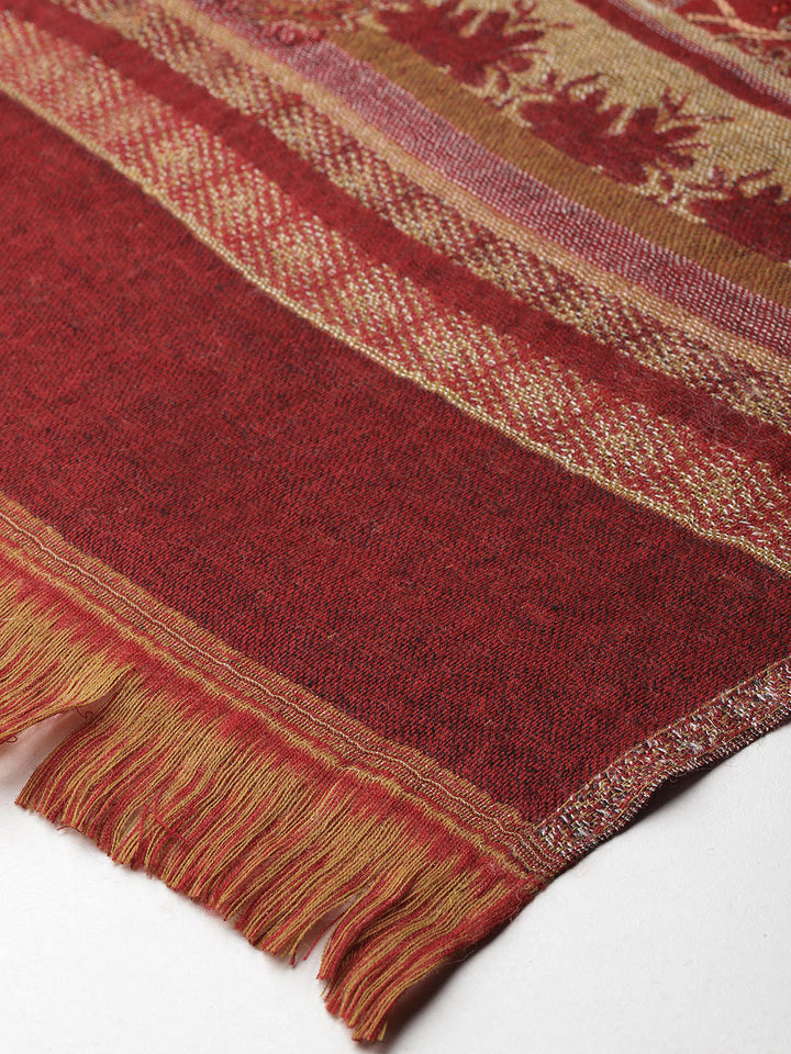 Women's Aari Embroidery Pure Wool Shawl