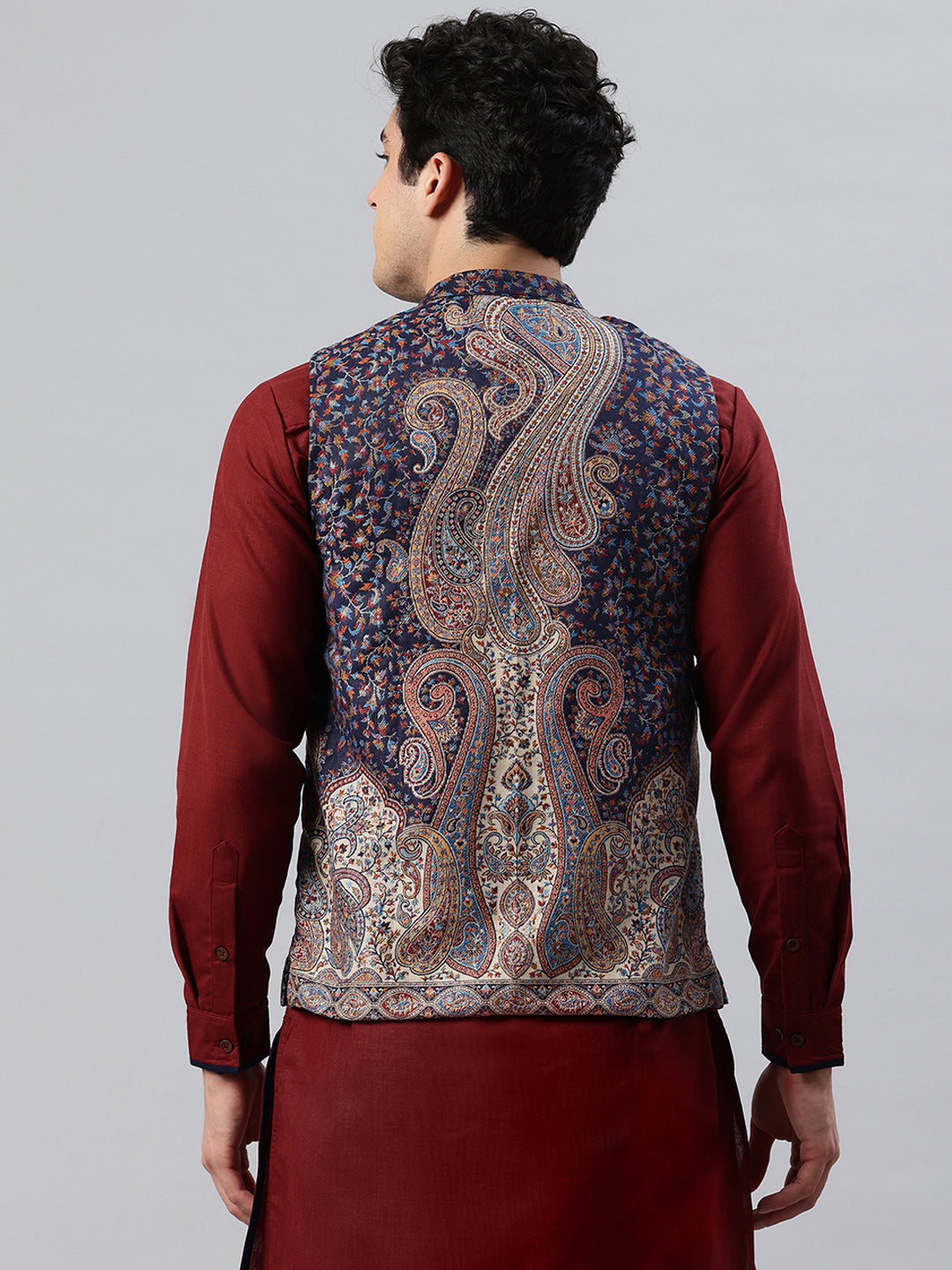 Men's Woven Nehru Jacket