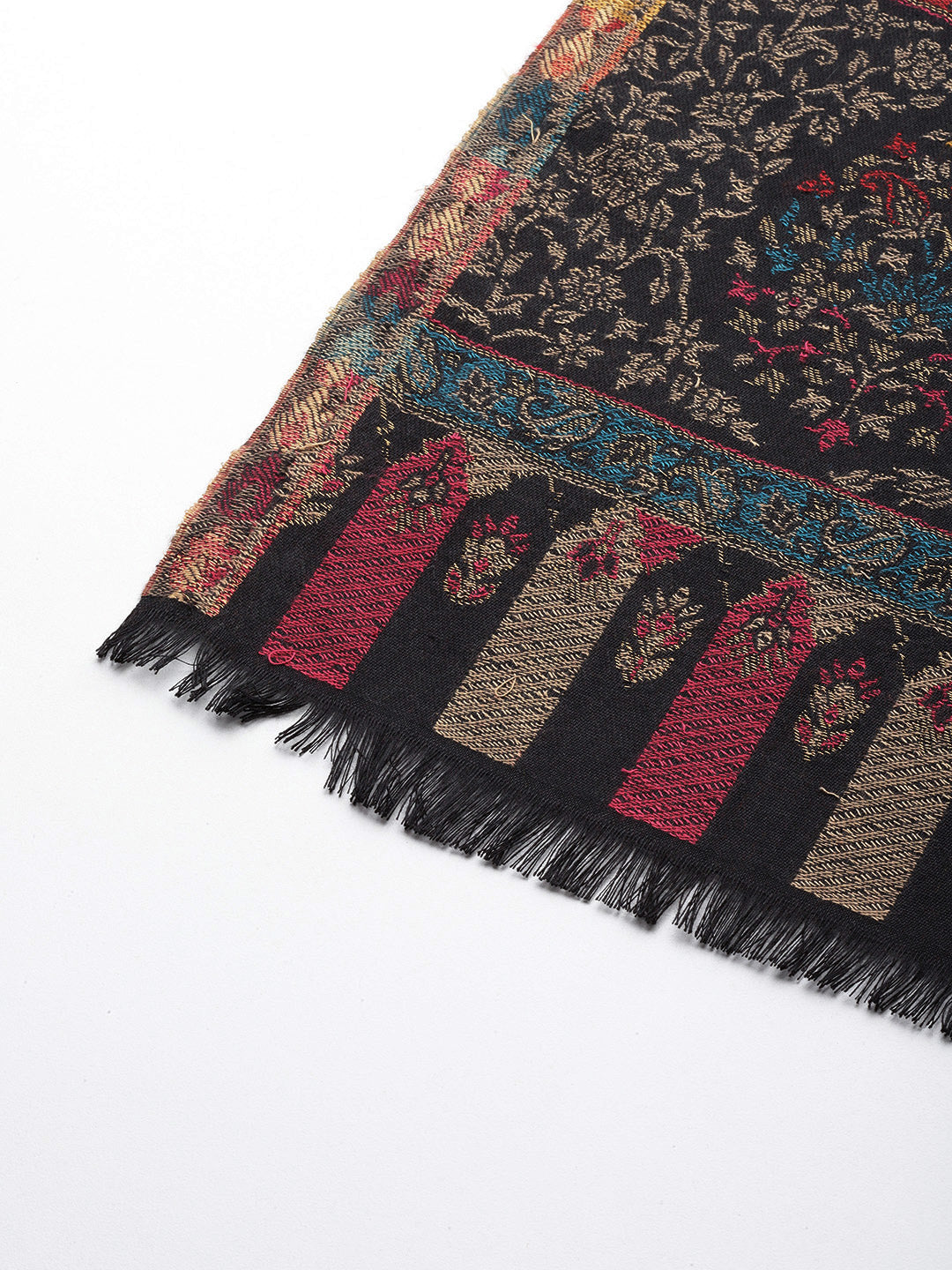 Women's Zari Kani Wool Shawl