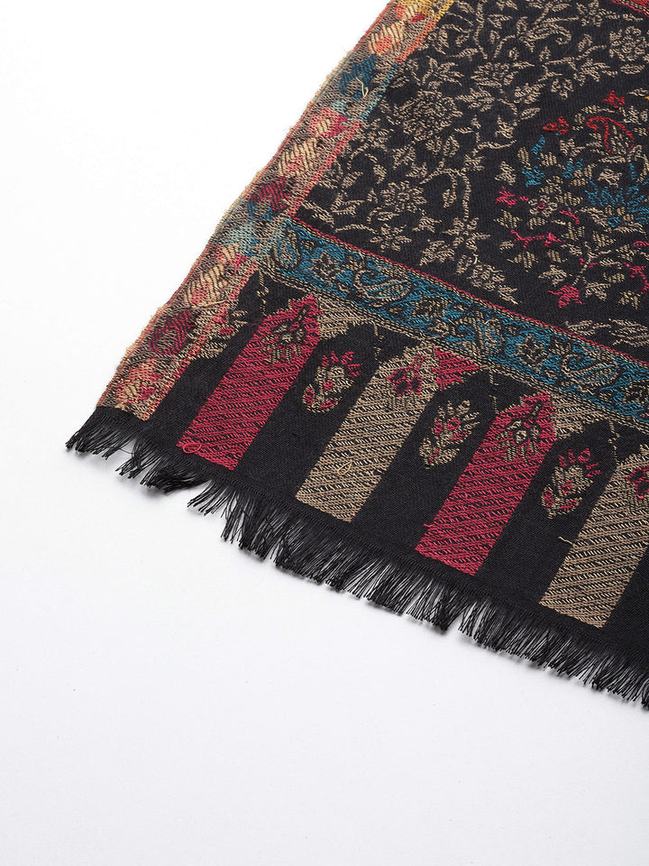 Women's Zari Kani Wool Shawl