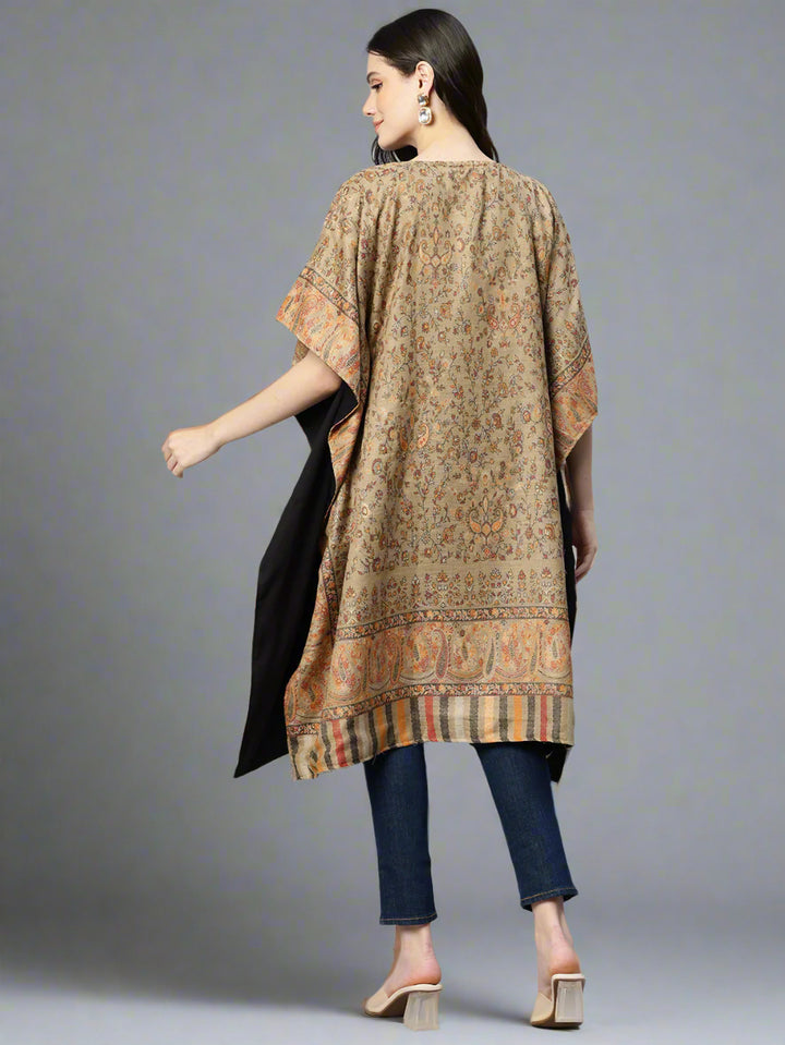 Women's Floral Woven Kaftan (Pheran)